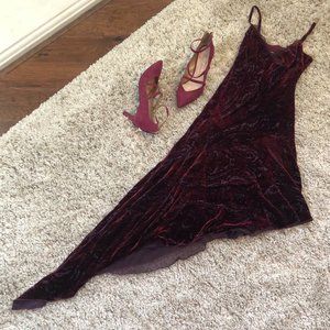 bebe - Burgundy Slip Dress